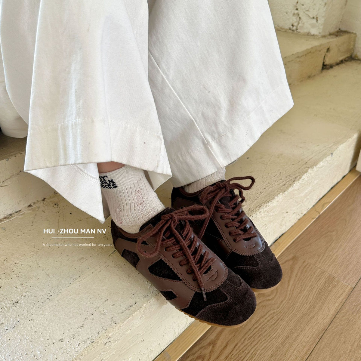 Women's Ballet Training Autumn Versatile Color Matching Increased Women's Sports Shoes
