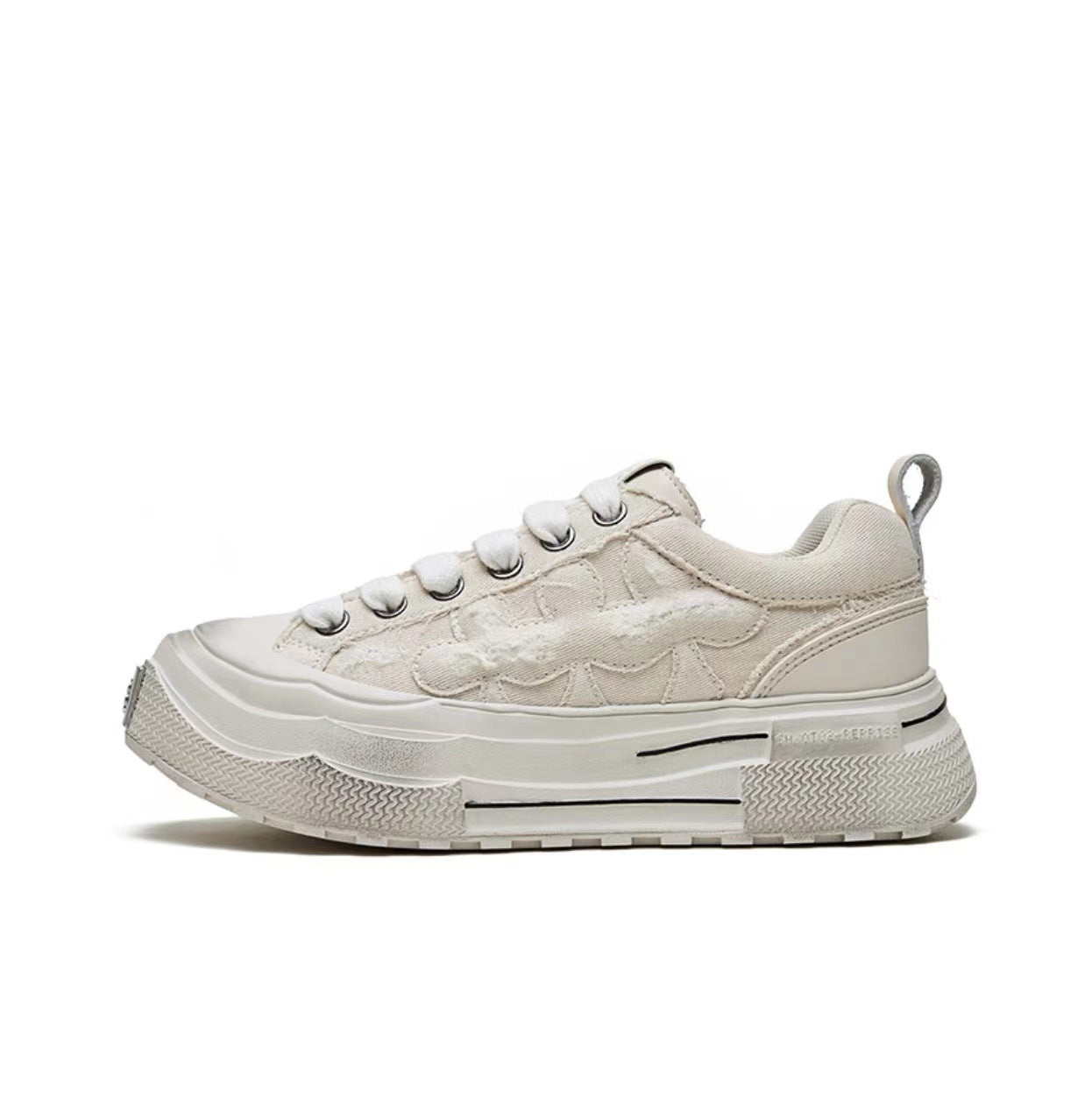 Women's Series Golden Goose Raise The Bottom Canvas Shoes