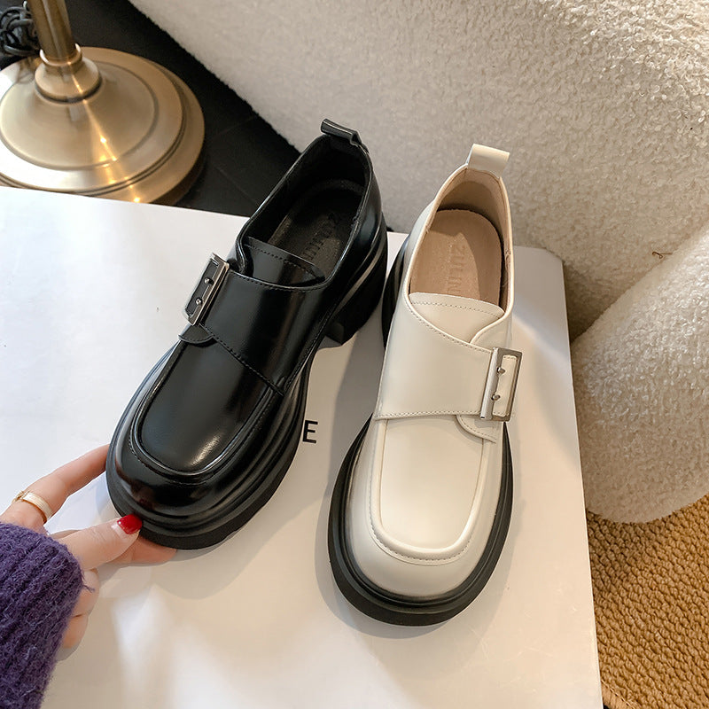 Women's Platform Spring Chunky Pumps Design Versatile Loafers