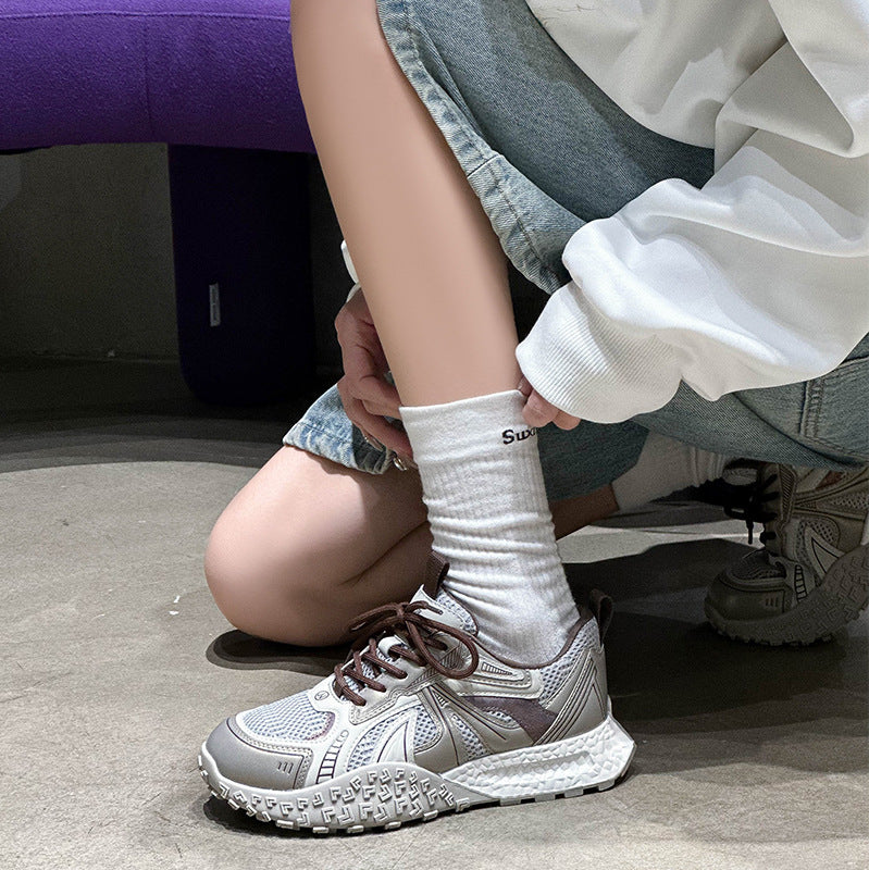 Women's Height Increasing Insole Spring Small Platform Sneakers