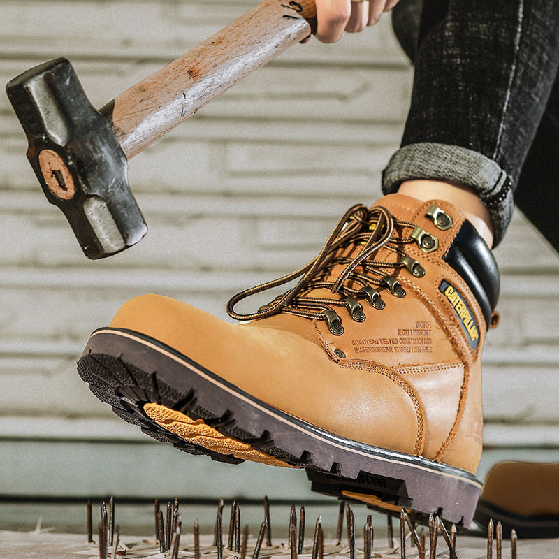 Men's Worker Steel Toe Cap Waterproof Labor Boots