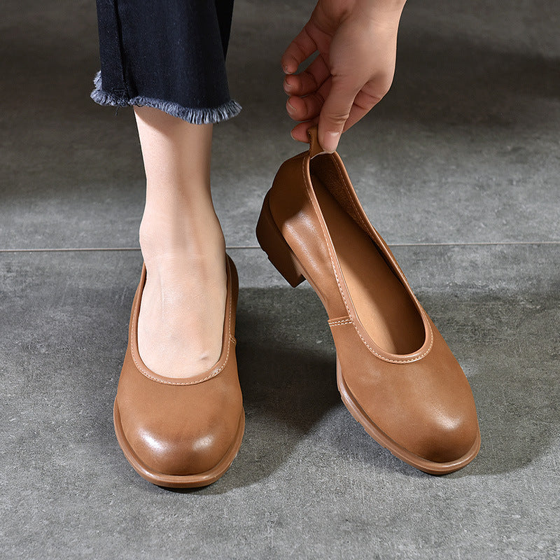 Women's Price Pumps Soft Bottom Black Low-cut Women's Shoes