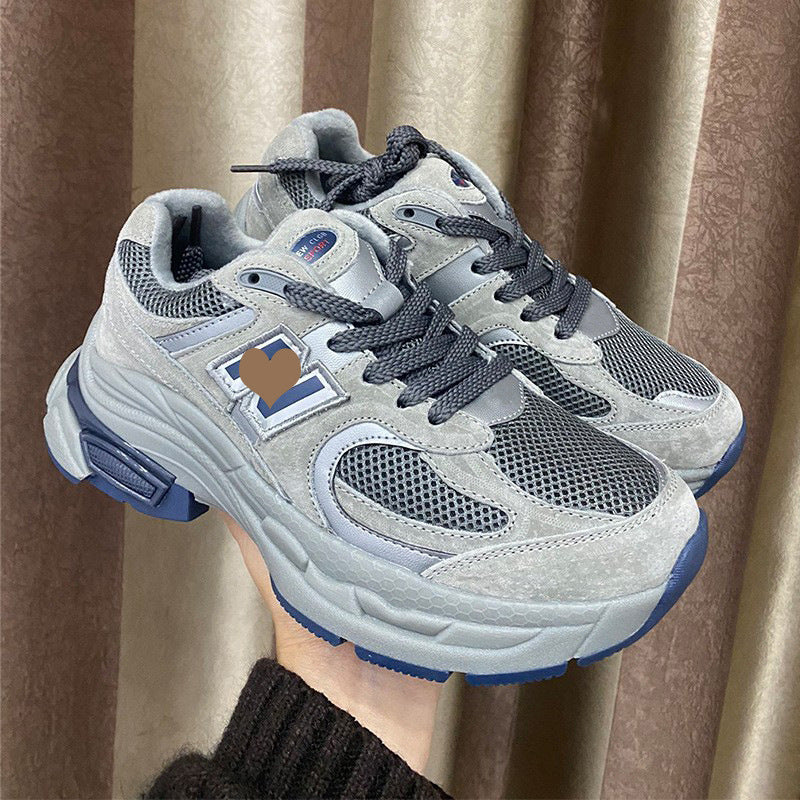 Women's Authentic Clunky Korean Style Versatile Platform Sneakers