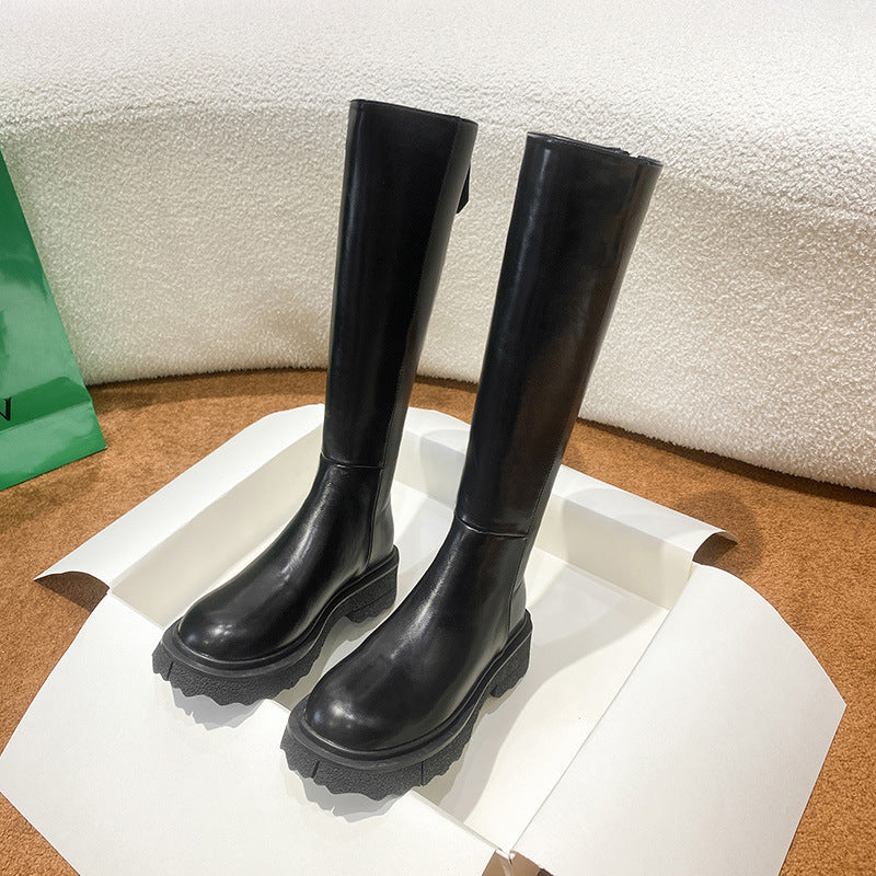 Women's Fashion High Leg Thick Bottom Knight Boots