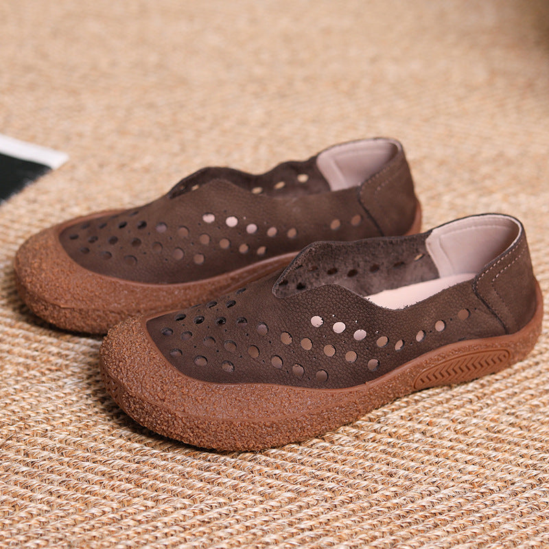 Women's Closed Toe Hollow Out Soft Bottom Women's Shoes