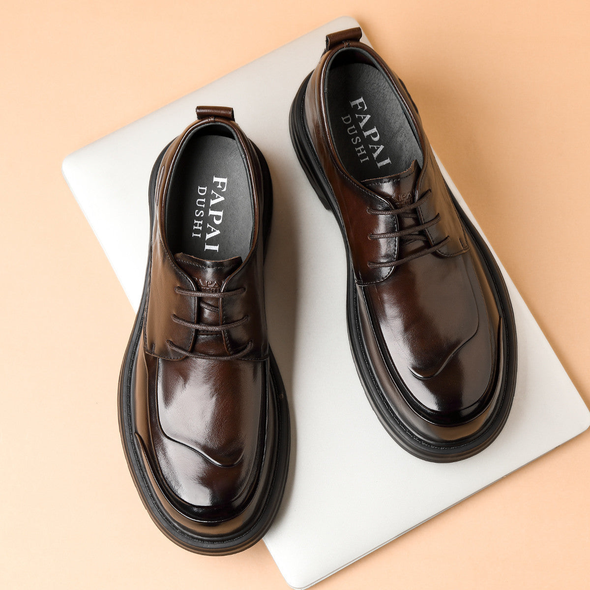 Men's Genuine Top Layer Cowhide Formal Derby Men's Business Leather Shoes