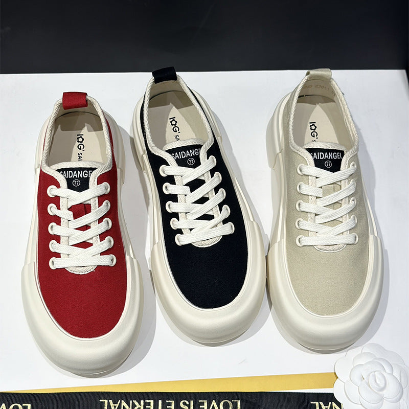 Women's Breathable Summer Thick Bottom Comfortable Versatile Canvas Shoes