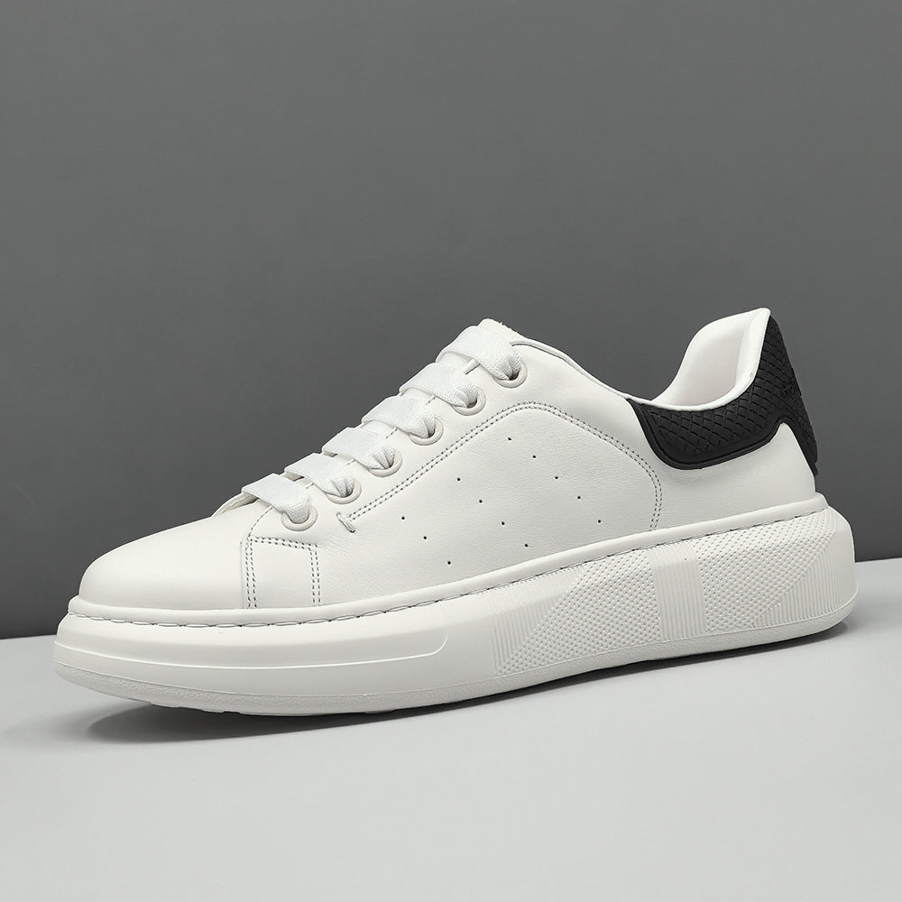 Men's First Layer Board Fashionable White Versatile Sneakers