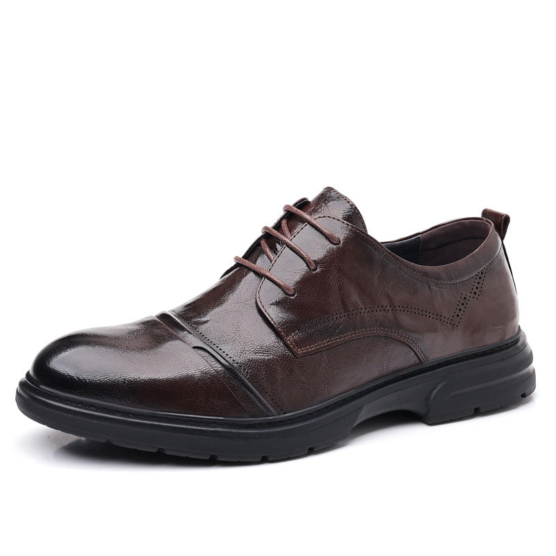 Men's Genuine Fashion Formal Wear Business Wedding Leather Shoes