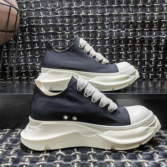 Genuine Sports White Lace Up Breathable Canvas Shoes