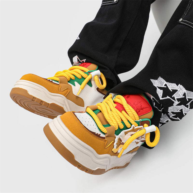 Men's Niche Homemade National Fashion Versatile Sports Sneakers