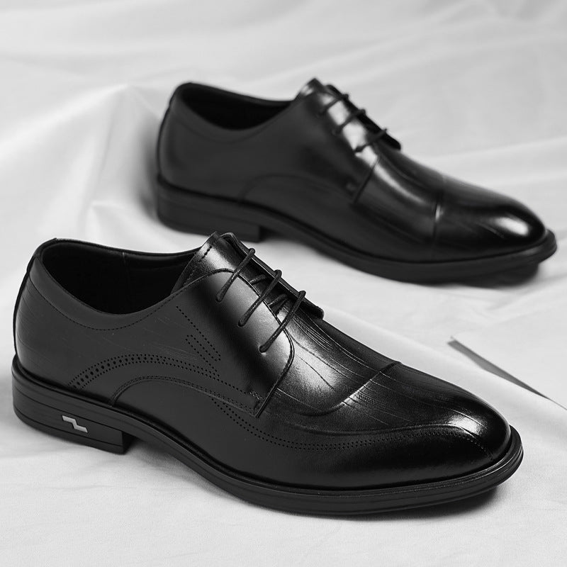 Men's Summer Formal Wear Soft Bottom Fashion Men's Business Leather Shoes