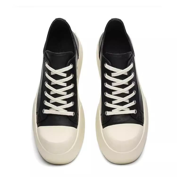 Men's Retro Couple Big Toe Spring Thick Sole Height Increasing Sneakers