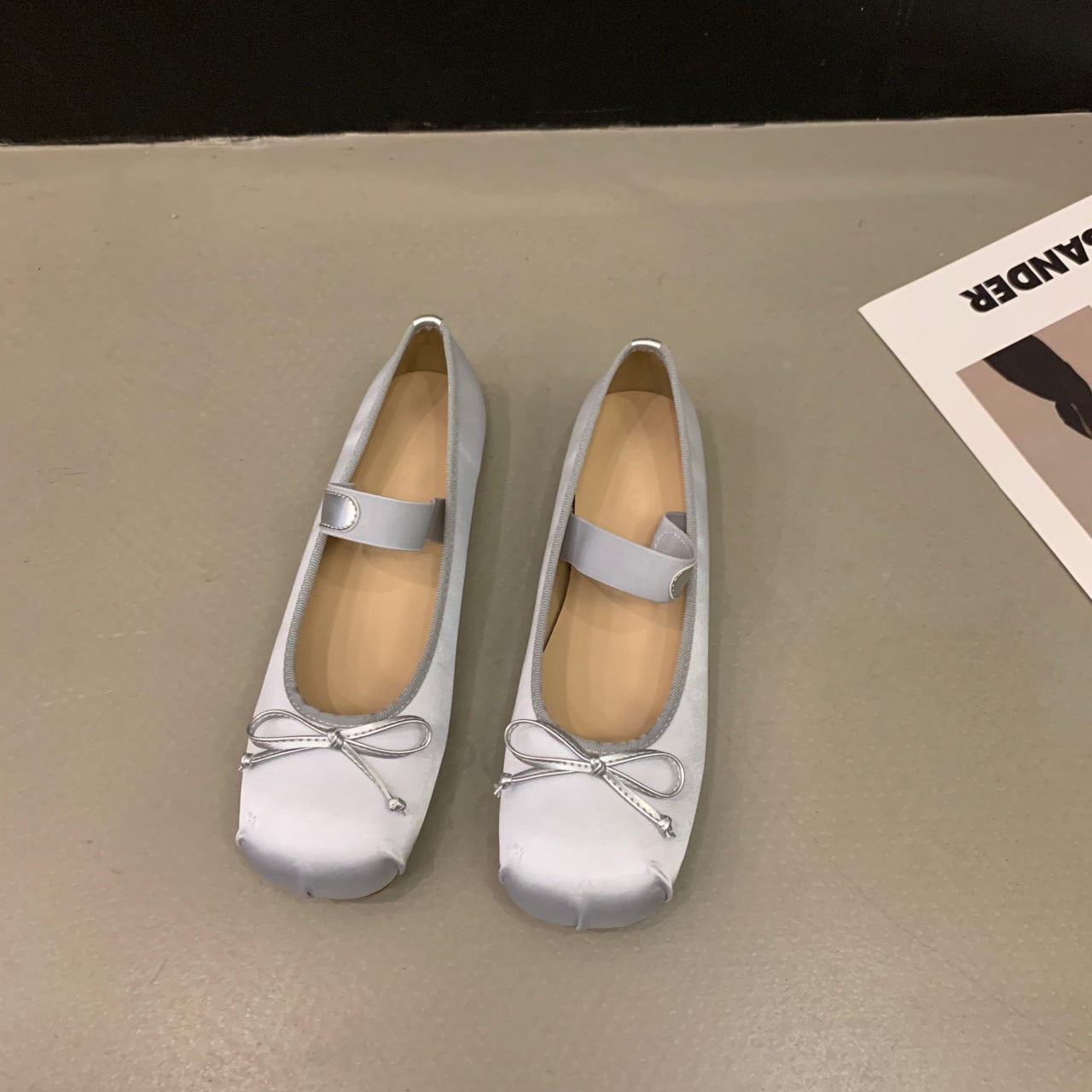 Women's Spring Classic Style Retro Ballet Fairy Leather Shoes
