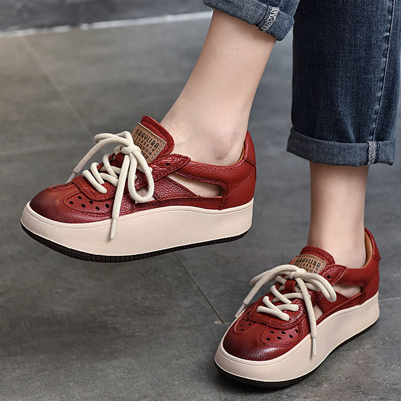 Women's Two Pairs Of Thick-soled Sports Round Sandals