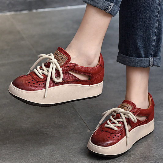 Women's Two Pairs Of Thick-soled Sports Round Sandals