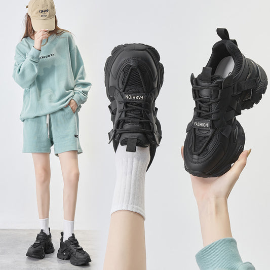 Women's European Goods Platform Dad Trendy Autumn Height Sneakers