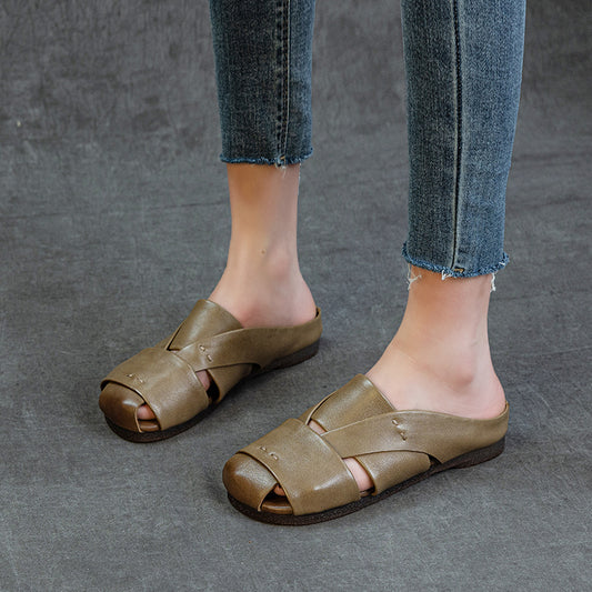Women's Summer Retro Handmade Art Outer Wear Sandals