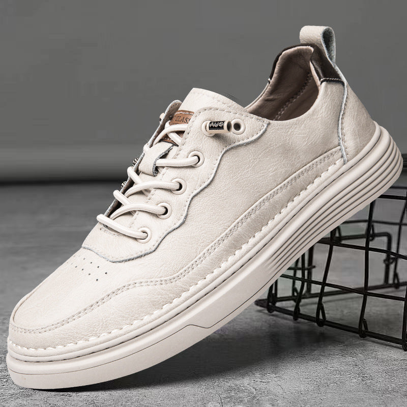 Men's Cow Split Small Large Size Outdoor Board Formal Wear Sneakers