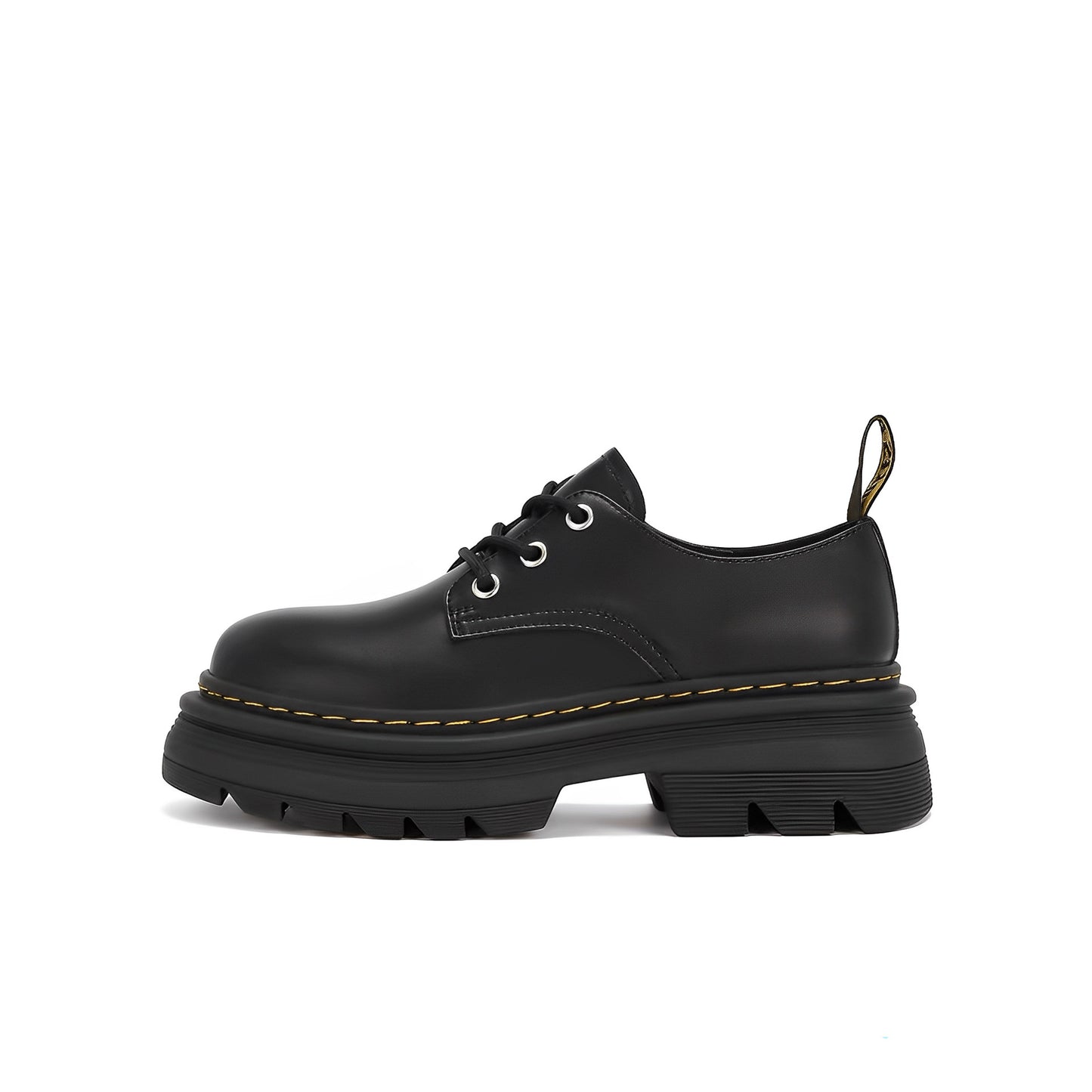 Women's Genuine Little Martin Platform Height Increasing Loafers