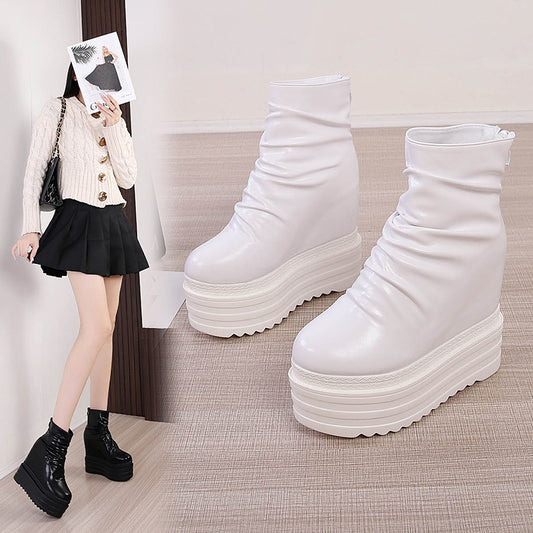 Nightclub Martin Thick Bottom Inner Height Boots