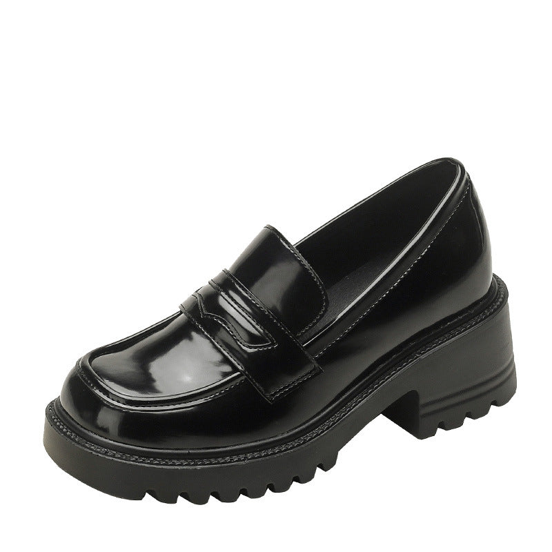 Women's The Bottom Small British Style Slip-on Size Loafers