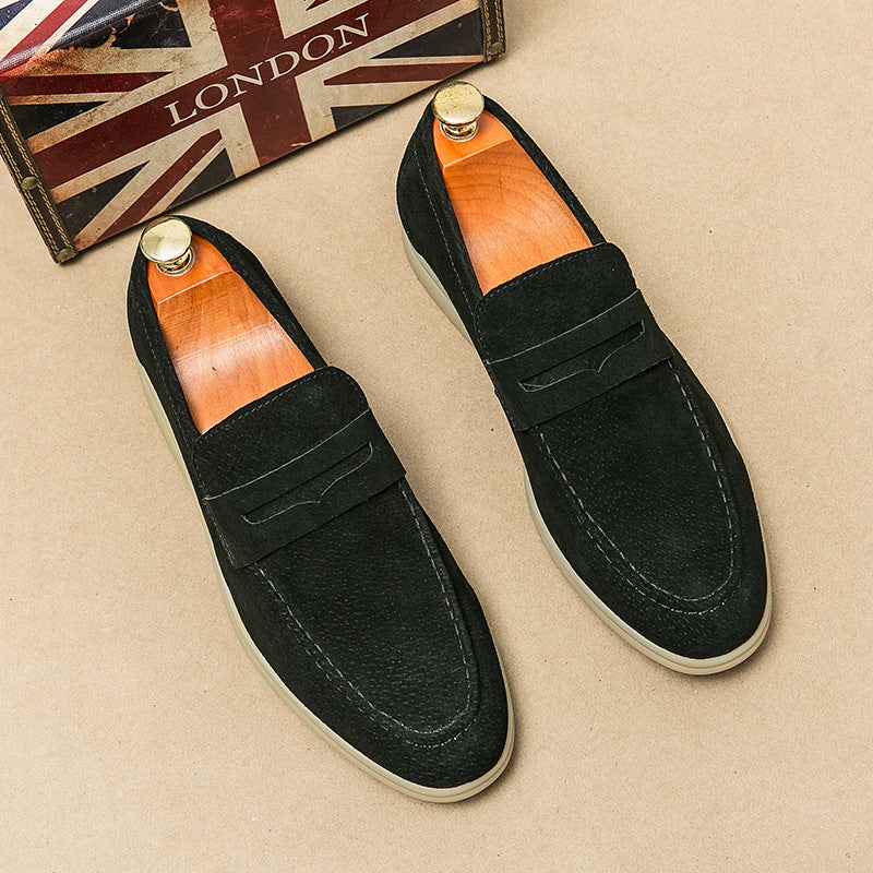 Men's Size Slip On Trendy Simple Formal Wear Men's Business Leather Shoes