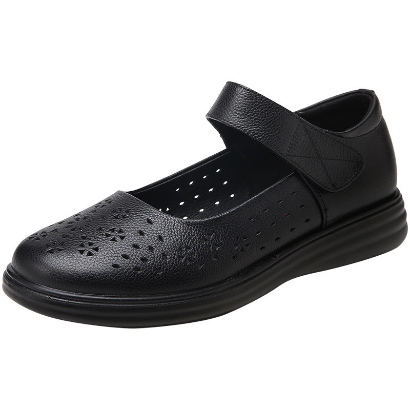 Women's Mom Summer Hollow Breathable Flat Plus Sandals