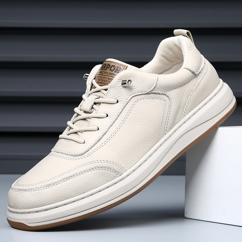 Men's First Layer Cowhide Genuine Breathable Section Men's Shoes
