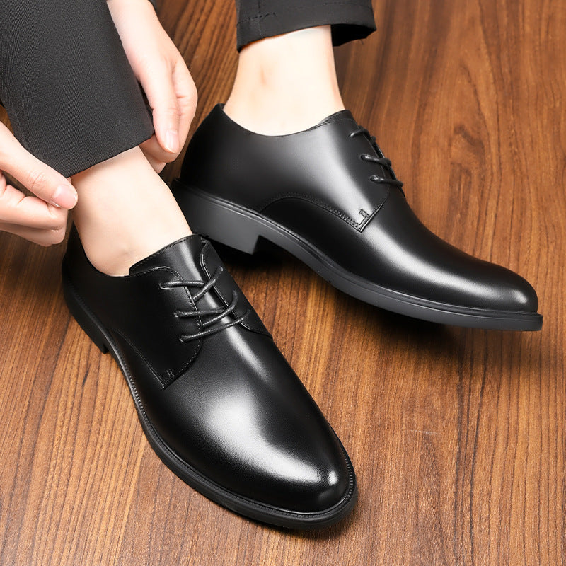 Men's Plus Size Business Low Authentic Comfortable Leather Shoes