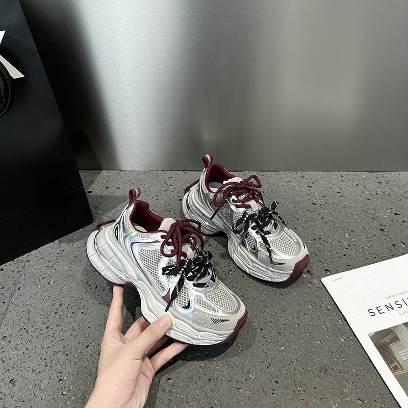 Women's Dad Autumn Korean Style Breathable Lightweight Sneakers