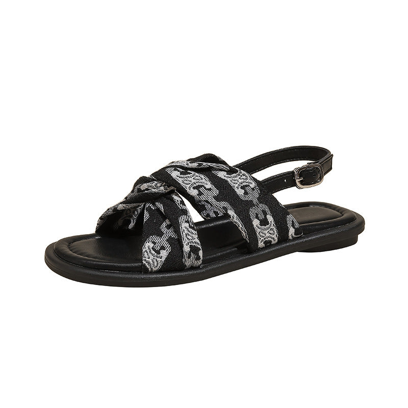 Women's Summer Fairy Style One Strap Beach Sandals