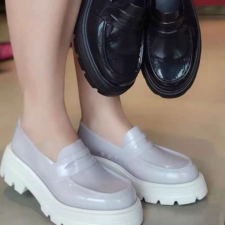 Women's Brazil Gel Melisa Platform Retro British Loafers
