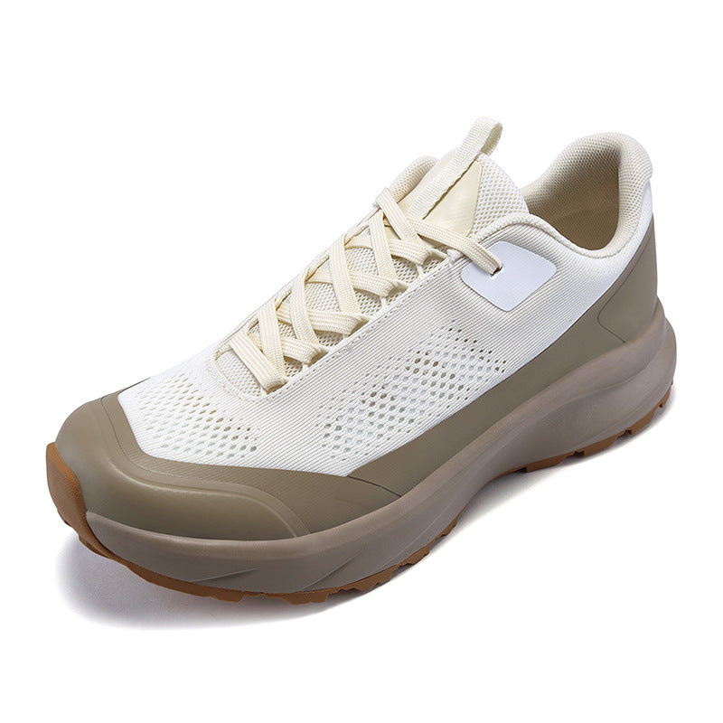 Men's Flat Lightweight Single Mesh Breathable Outdoor Sneakers