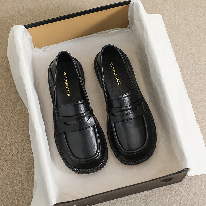 Women's Chunky Low Summer Spring Flat Bottom Loafers