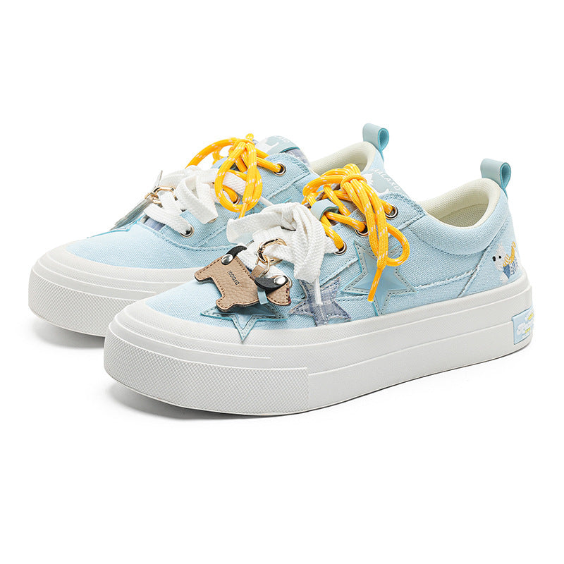 West Highland Cartoon Spring Platform Breathable Sneakers