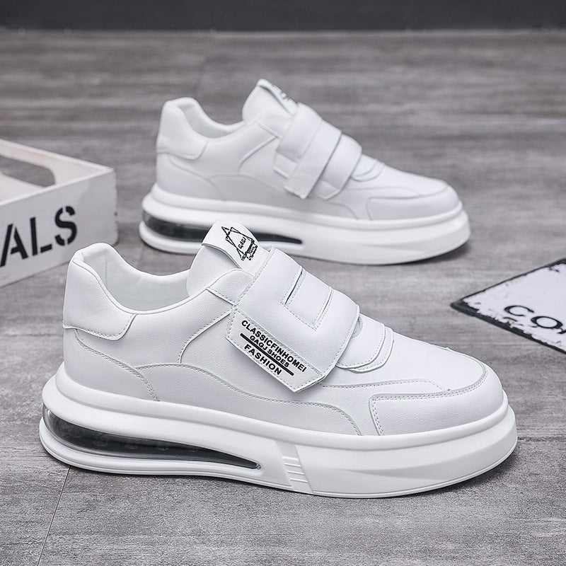 Men's Board Fashion Air Cushion White Platform Sneakers