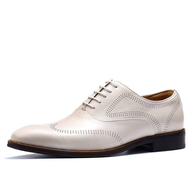 Men's Big Promotion Fashion Cowhide Comfortable Formal Men's Business Leather Shoes