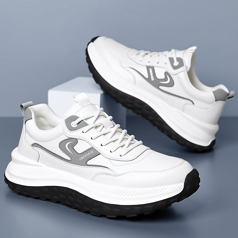 Men's Summer Dad Platform Height Increasing Breathable Sneakers