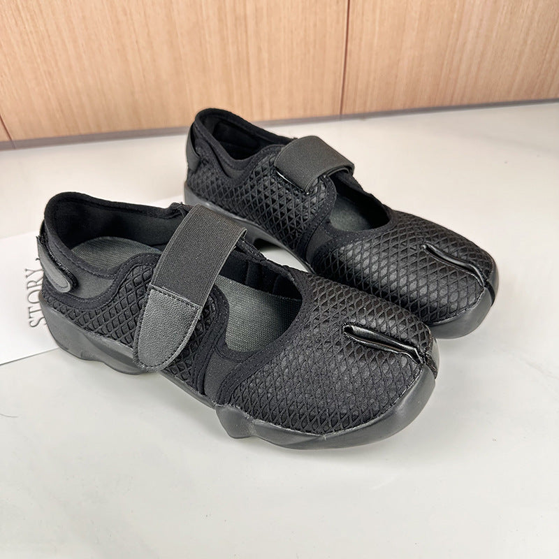 Women's Jane Summer Velcro Split Toe Ninja Casual Shoes