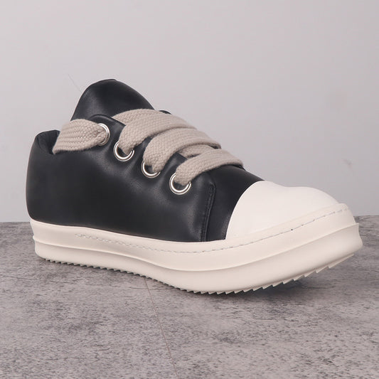 Women's & Men's Sports Bread Hight Increasing Board Male Fat Low Canvas Shoes