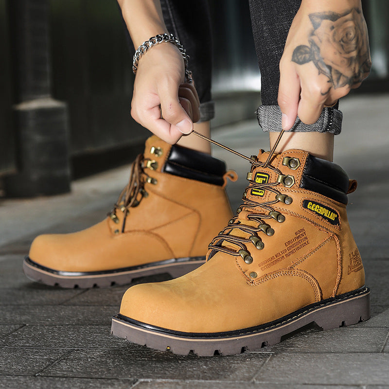 Men's Worker Steel Toe Cap Waterproof Labor Boots