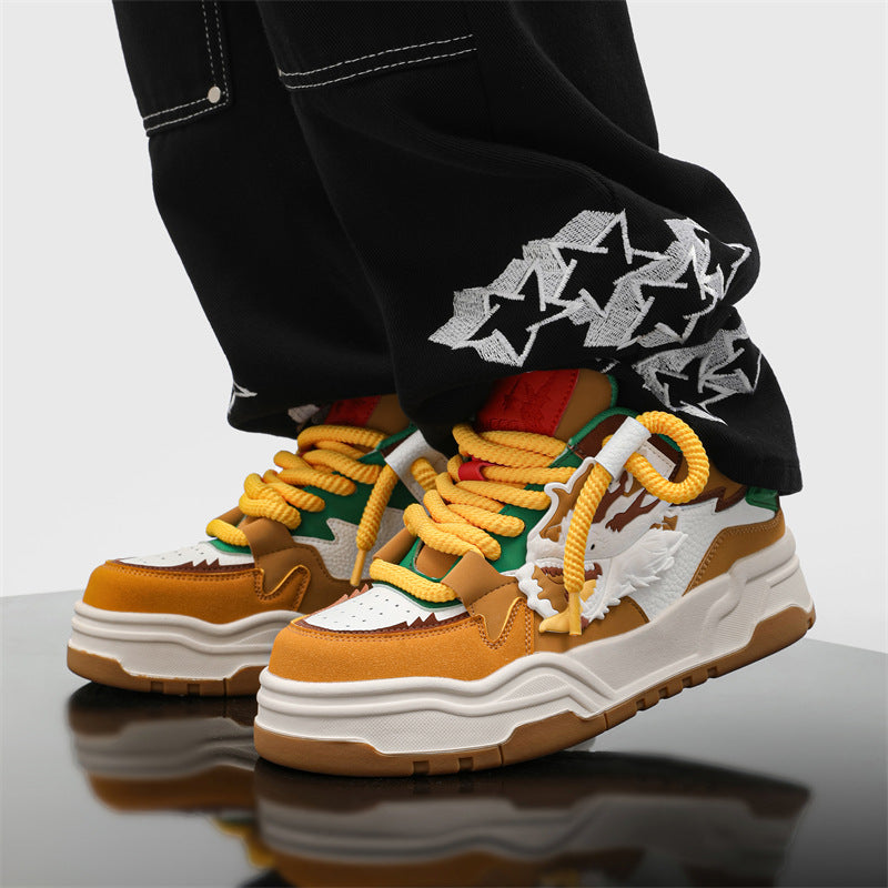 Men's Niche Homemade National Fashion Versatile Sports Sneakers