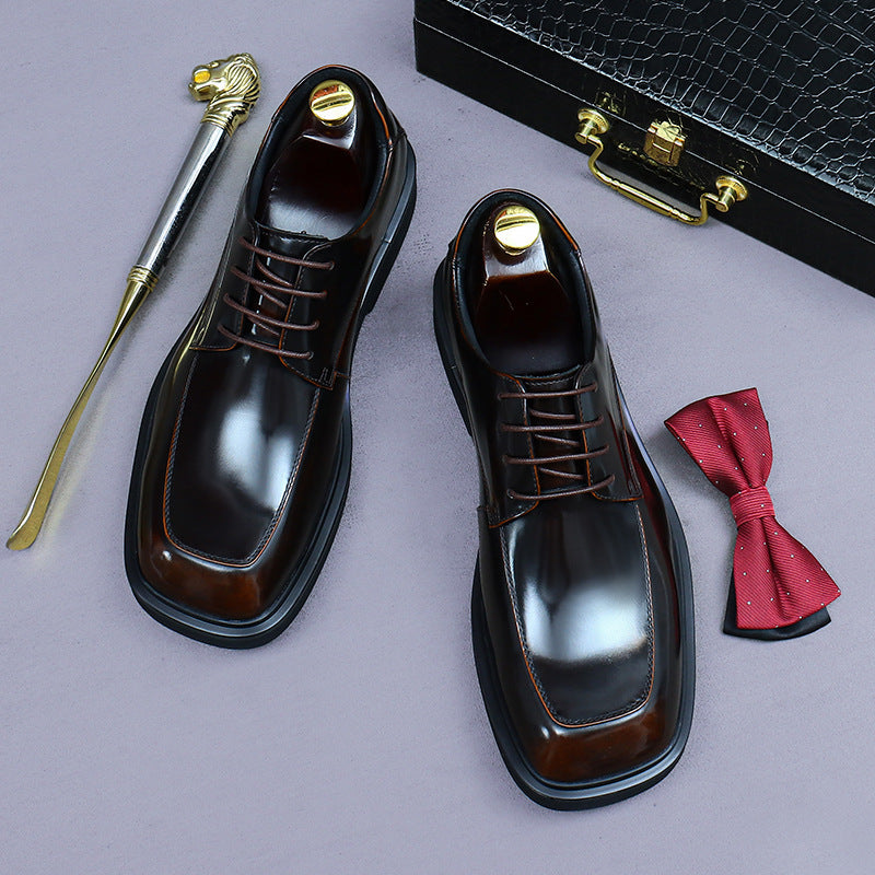 Men's Aston Cowhide Formal Wear Genuine England Style Wedding Men's Business Leather Shoes