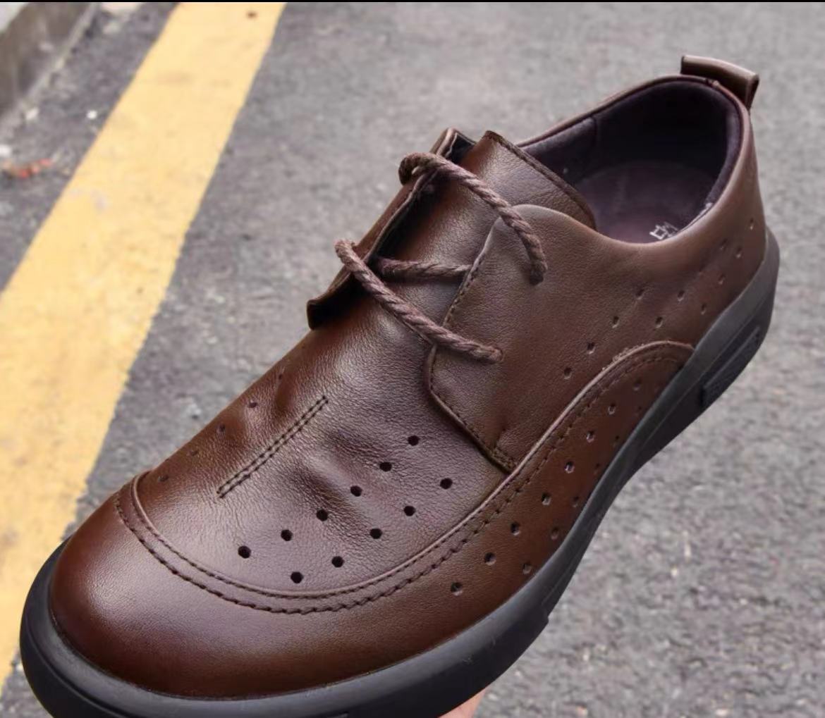 Men's Genuine Business Autumn Soft Bottom Versatile Leather Shoes