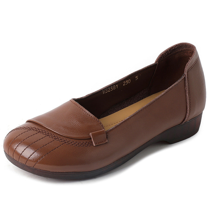 Women's Tendon Bottom Mom Flat Soft Plus Size Loafers