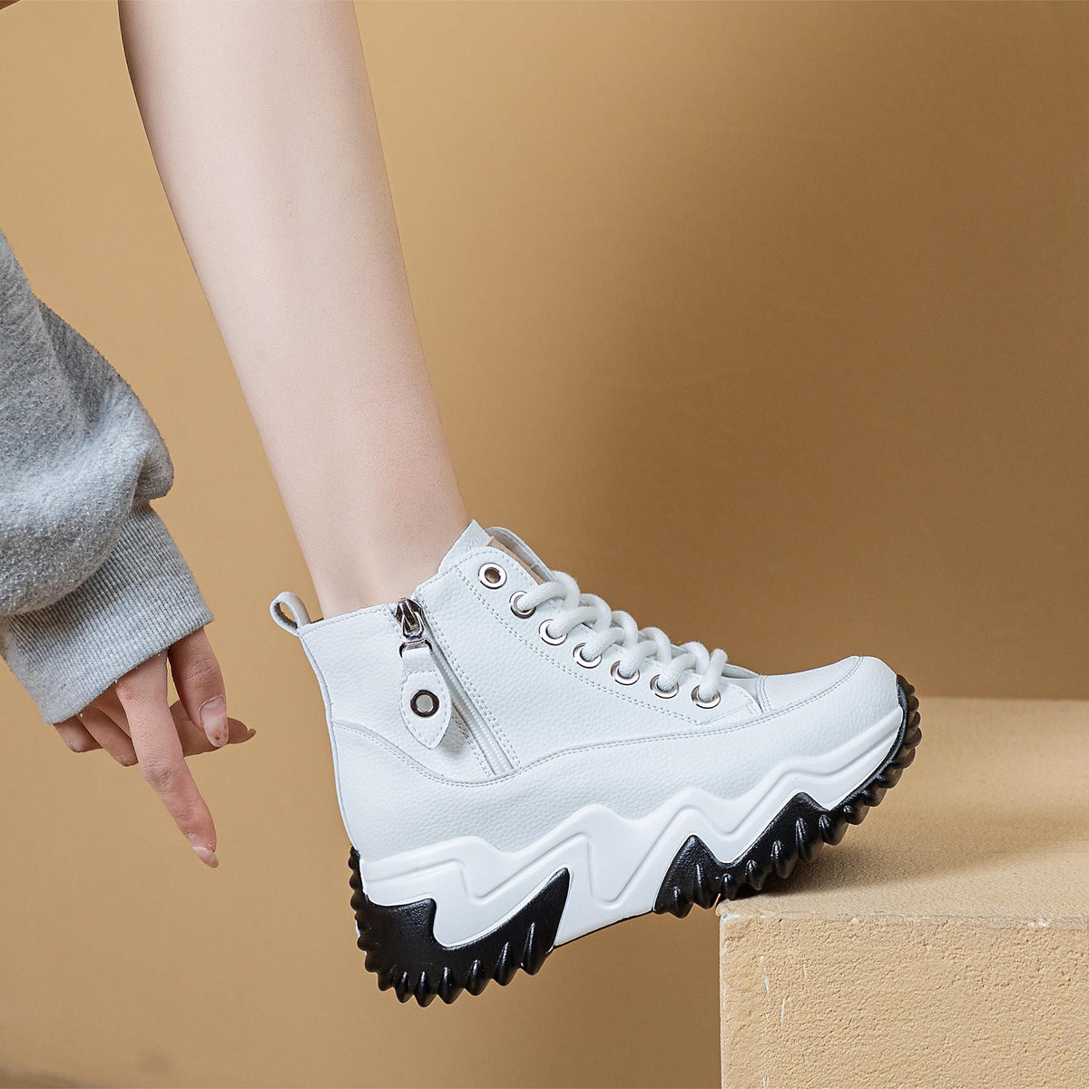 Women's Dad Thick Bottom Height Increasing Trendy Women's Sports Shoes