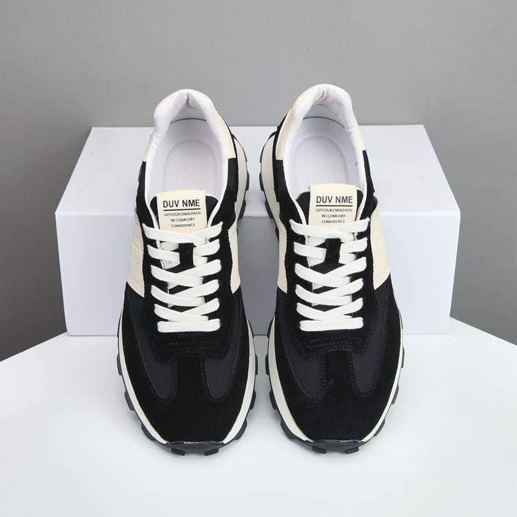 Men's Fashionable Spring Versatile Sports Genuine Platform Sneakers