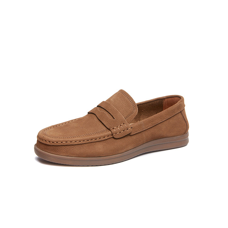 Men's Tendon Bottom Matte Cowhide Spring Comfortable Men's Casual Shoes