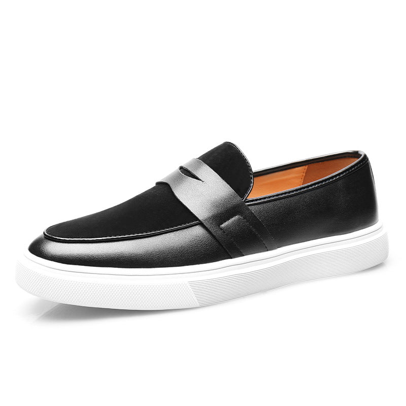 Men's Korean Style Trendy Platform Slip-on British Loafers